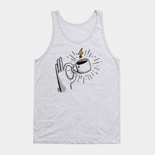 Coffee Jolt ( dark) Tank Top